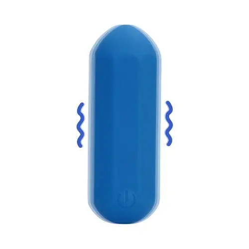 Loveline - Hexagon Shaped Silicone Bullet Vibrator Jetset Blue