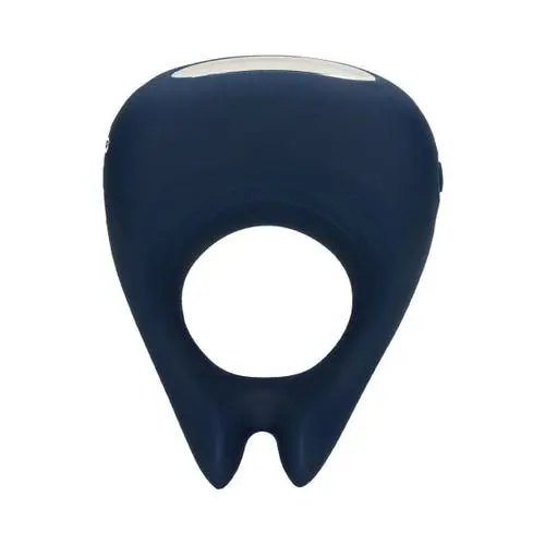 Loveline - Pointed Vibrating Rechargeable Silicone Cock Ring Baltic Blue