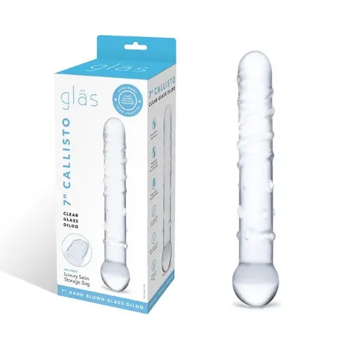 Glas - Callisto 7-inch Glass Dildo Clear