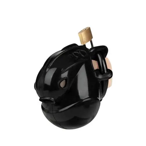 Blue Line - Full Restraint Silicone Chastity Device Full Coverage