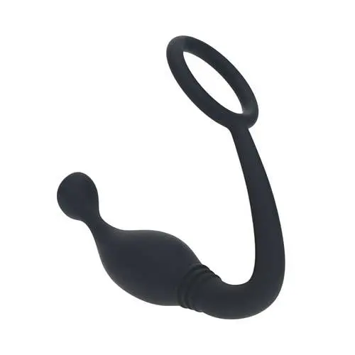 Levelz - Silicone Cockring with Prostate Stimulator Small