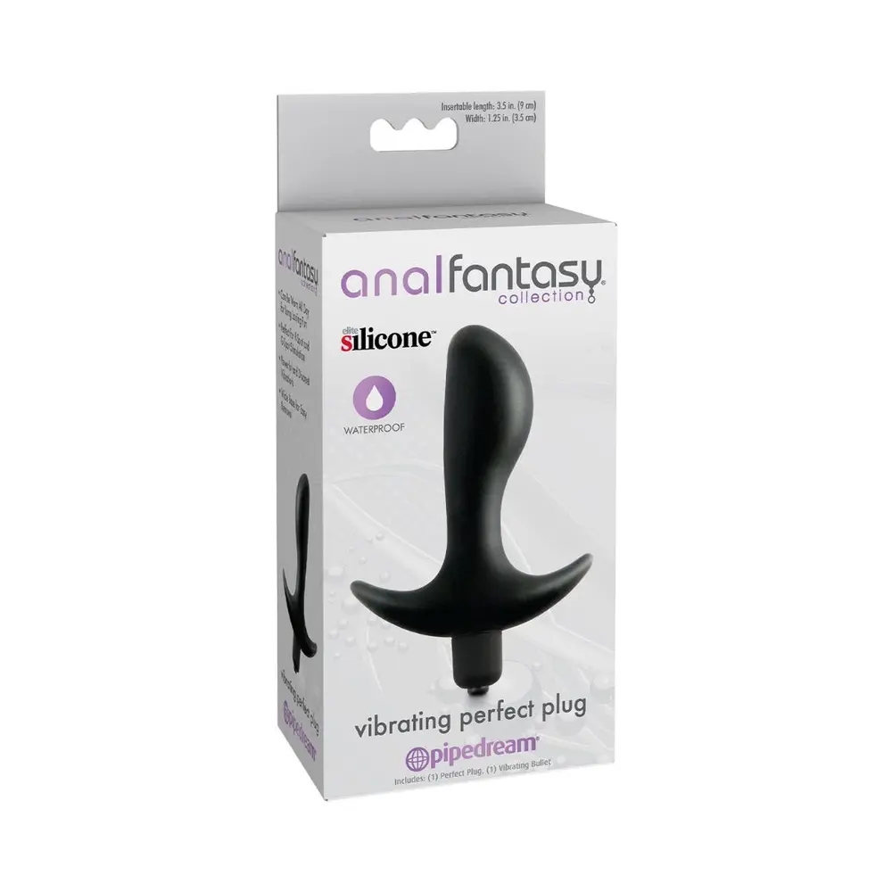 Anal Fantasy Elite Collection - Vibrating Perfect Silicone Anal Plug