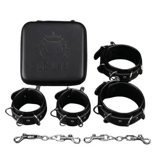 DG Lab - Hunter Wrist and Ankle Restraint Cuff Set Black